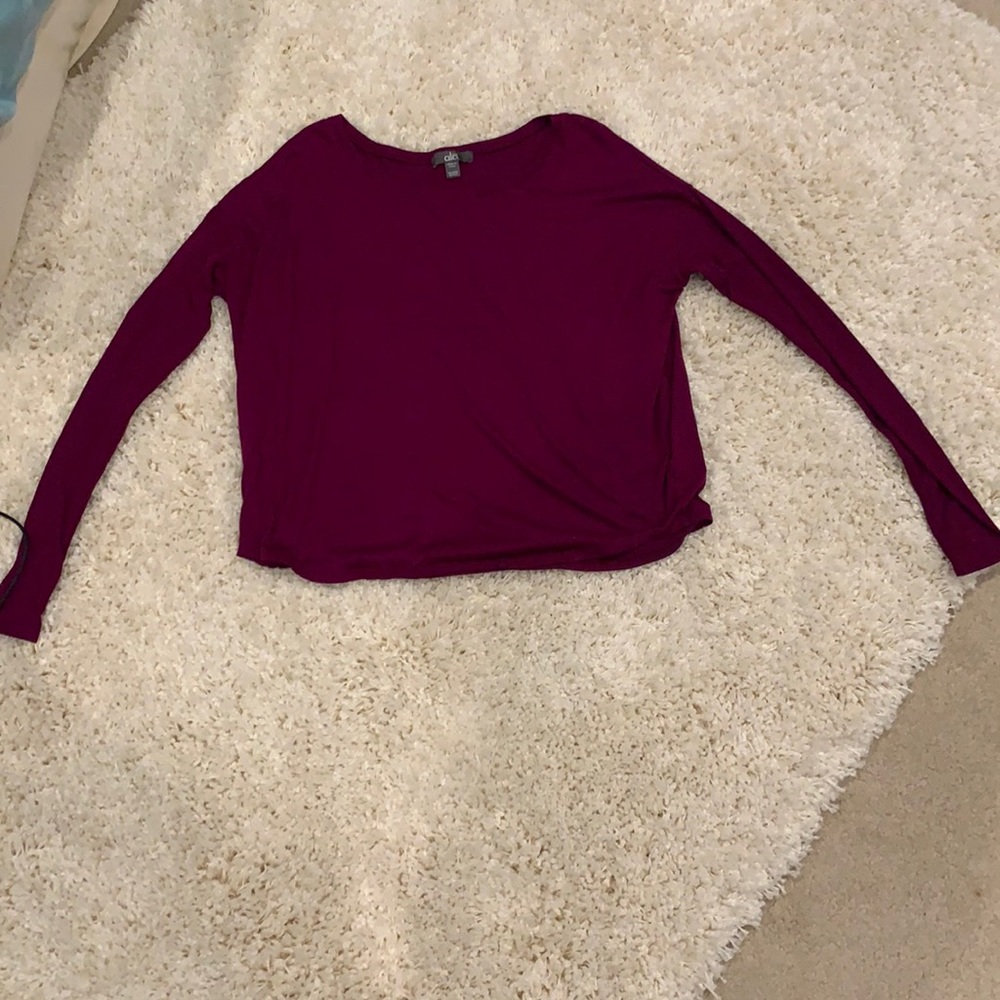 Purple long sleeve from Alo